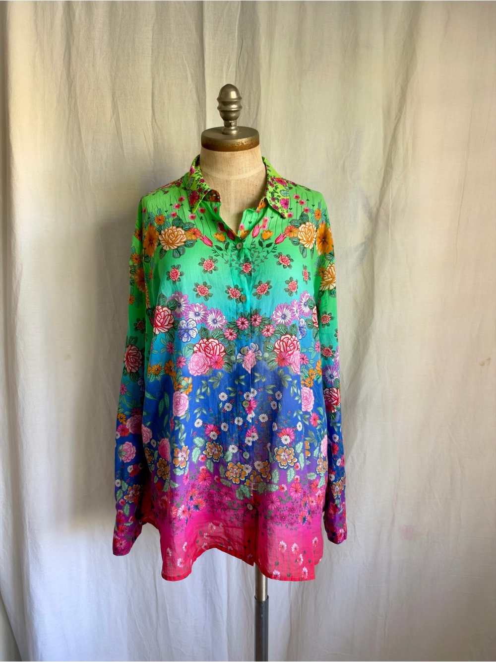 Johnny Was Floral Top - Sz Large